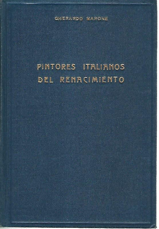 Pintores italianos del renacimiento - copertina