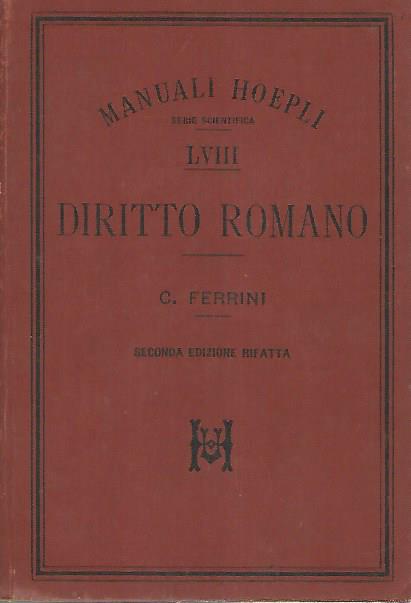Diritto romano - copertina