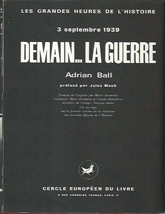 Demain. la guerre - copertina