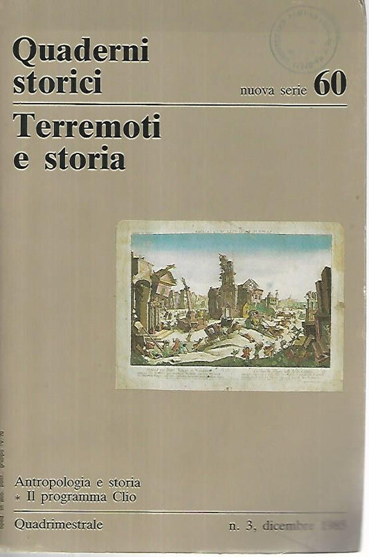 Terremoti e storia - copertina