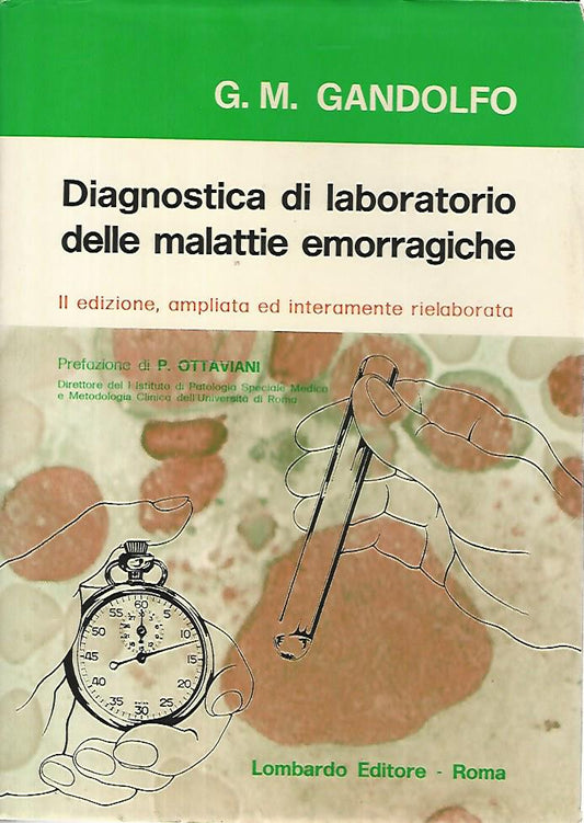 Diagnostica di laboratorio delle malattie emorragiche - copertina