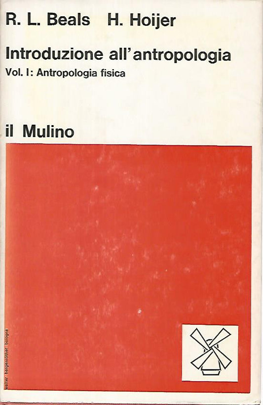 Introduzione all'antropologia. Volume I: antropologia fisica - copertina