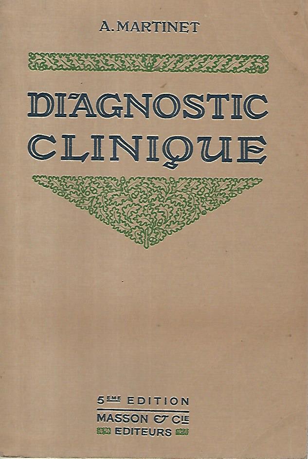 Diagnostic clinique - copertina