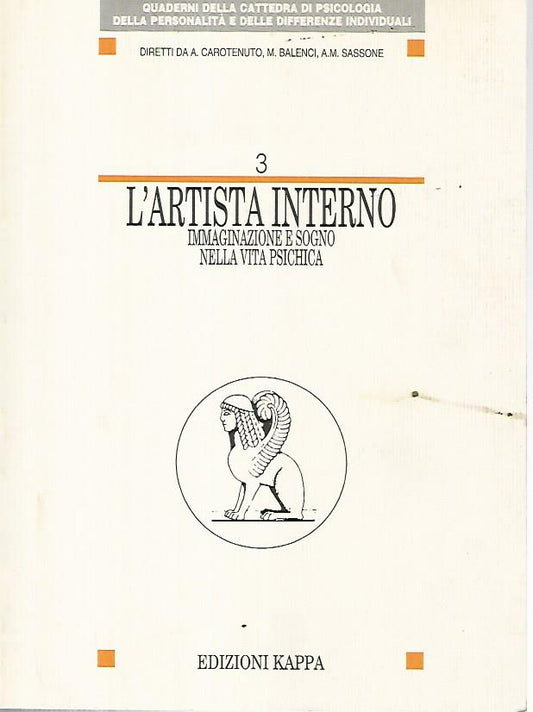 L'artista interno. Immaginazione e sogno nella vita psichica - copertina