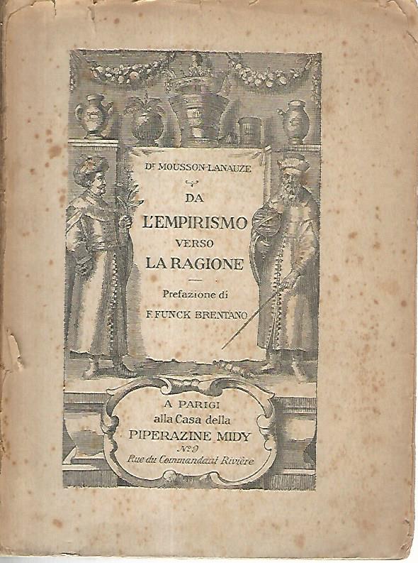 Da l'empirismo verso la ragione - copertina