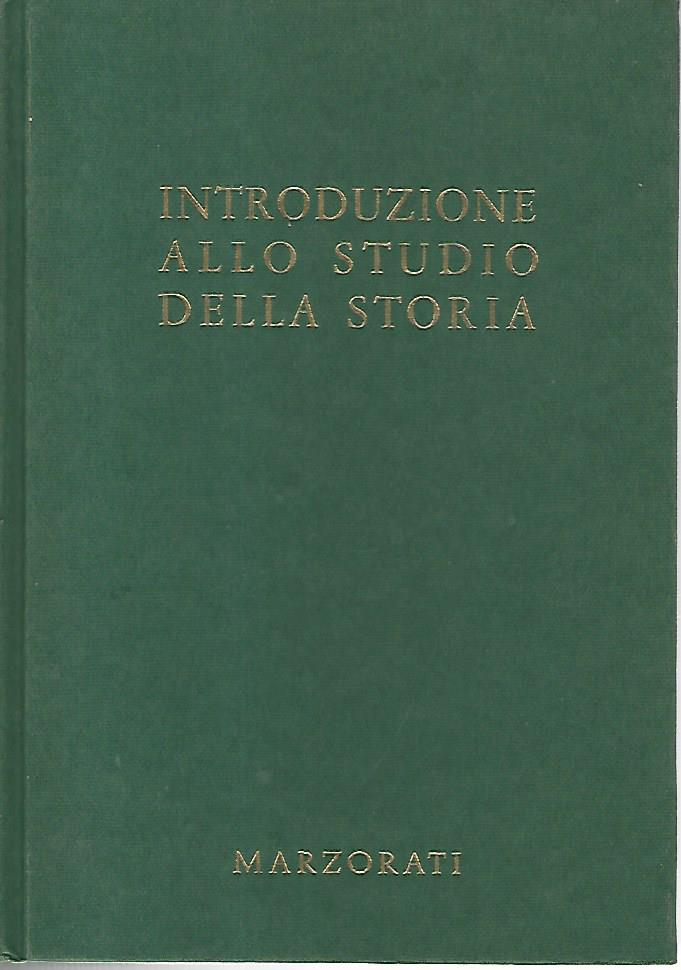Introduzione allo studio della storia 1 - copertina
