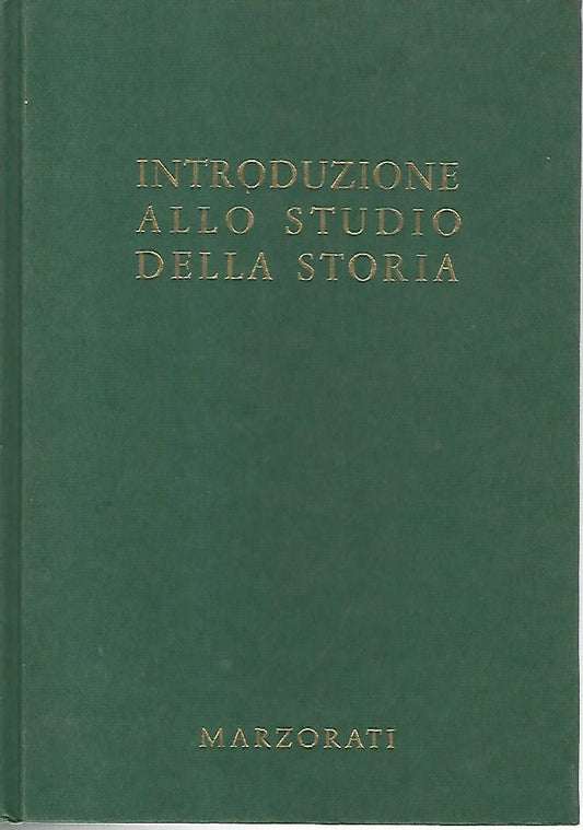 Introduzione allo studio della storia 1 - copertina