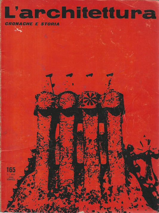 L'architettura. Cronache e storia. Anno XV n. 3 luglio 1969 - copertina