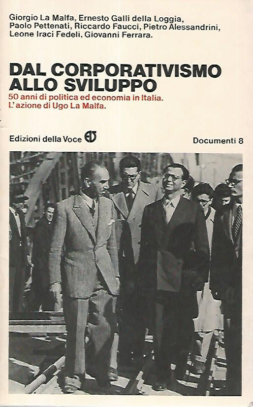 Dal corporativismo allo sviluppo - copertina