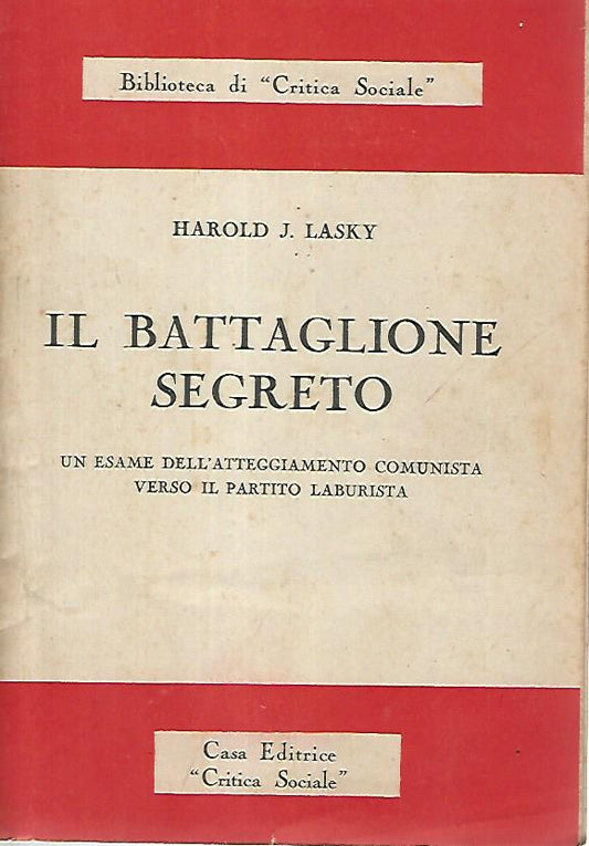 Il battaglione segreto - copertina