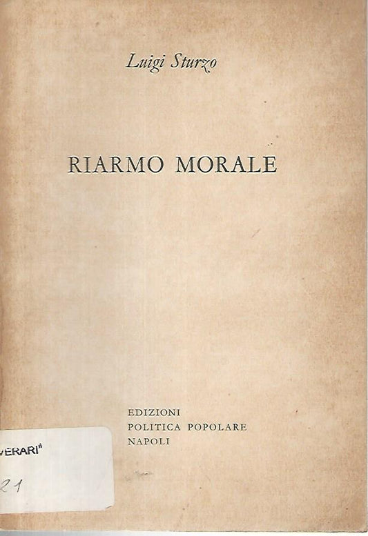 Riarmo morale - copertina
