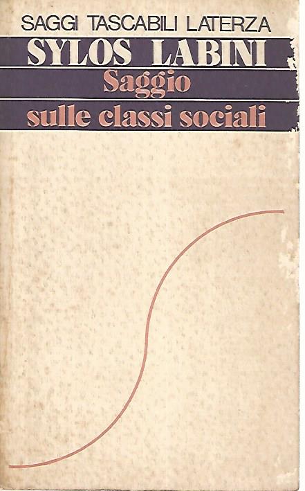 Saggio sulle classi sociali - copertina