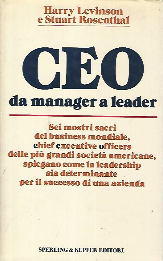 CEO da manager a leader - copertina