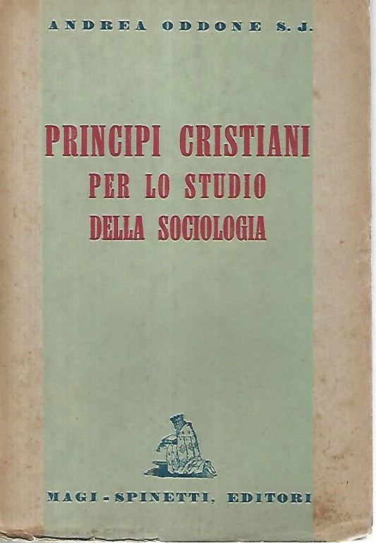 Principi cristiani per lo studio della sociologia - copertina