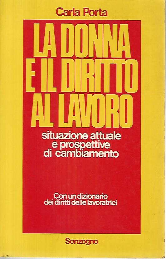 La donna e il diritto al lavoro - copertina