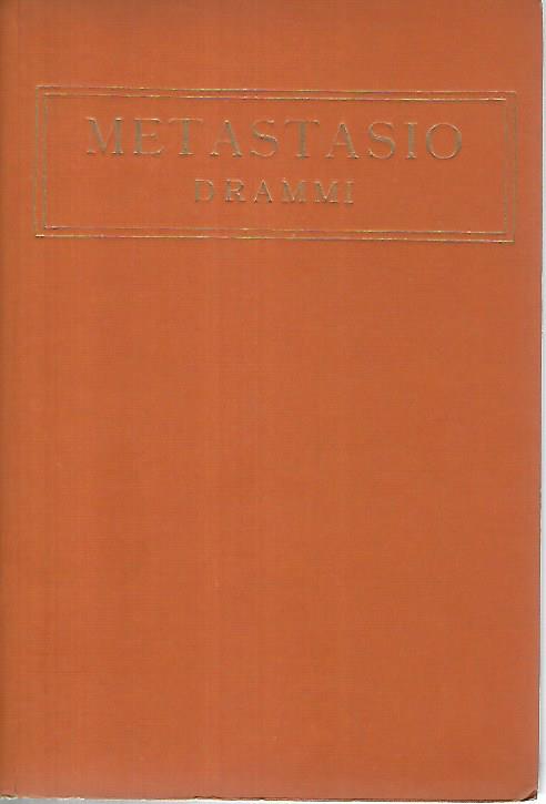 Drammi scelti - copertina