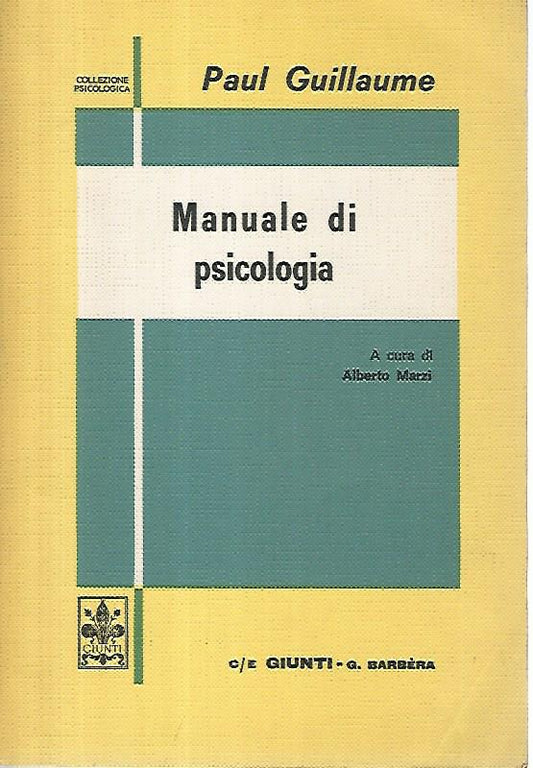 Manuale di psicologia - copertina