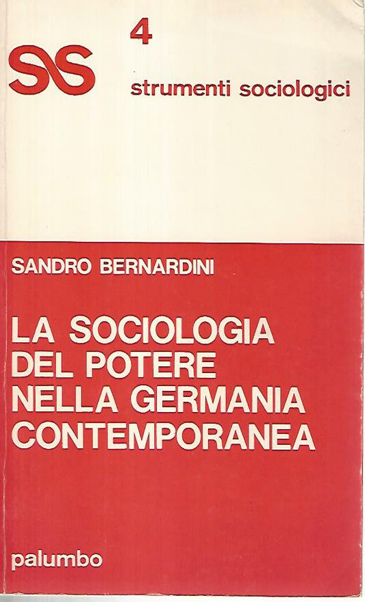 La sociologia del potere nella Germania contemporanea - copertina