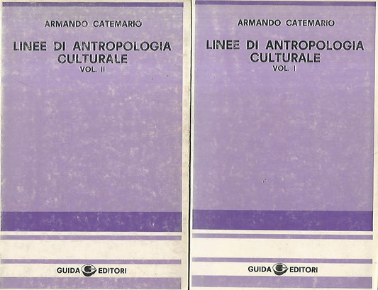 Linee di antropologia culturale. Volumi 1-2 - copertina