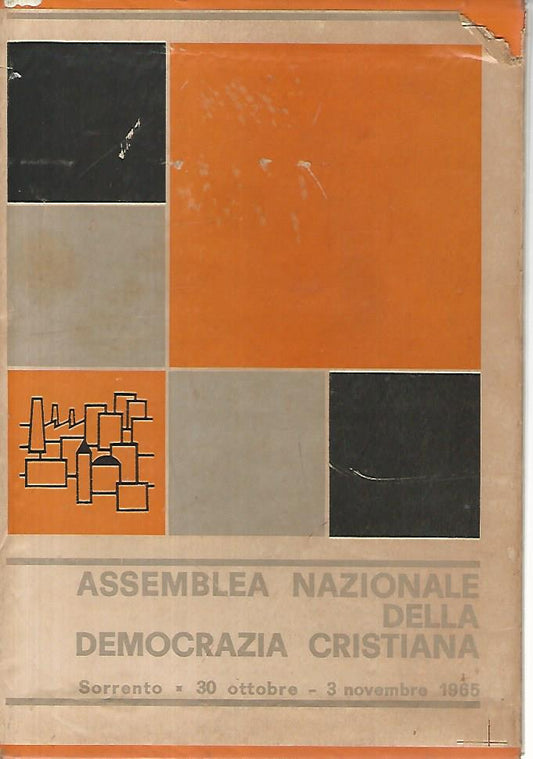 Assemblea nazionale della Democrazia Cristiana. Sorrento, 30 ottobre - 3 novembre 1965. 6 volumi - copertina