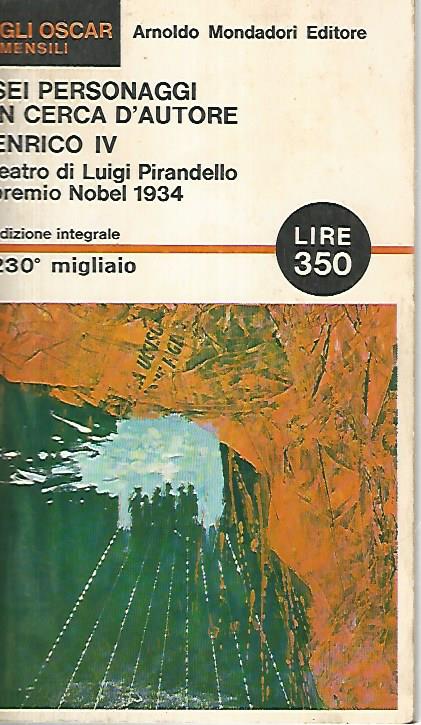 Sei personaggi in cerca d'autore. Enrico IV - copertina