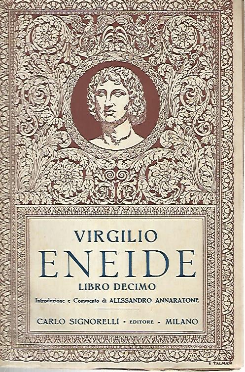 Eneide libro decimo - copertina