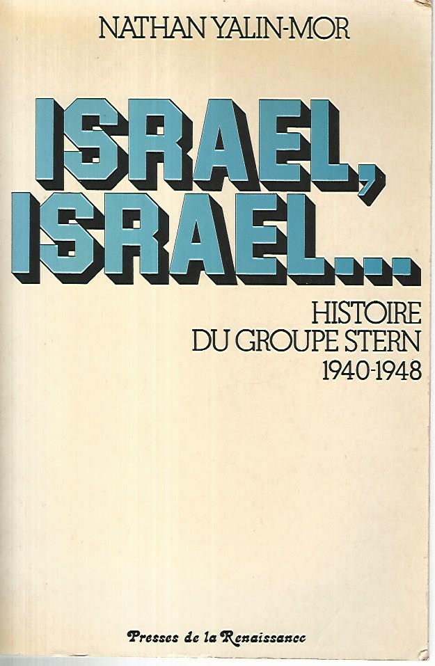 Israel Israel..histoire du groupe stern 1940-1948 - copertina