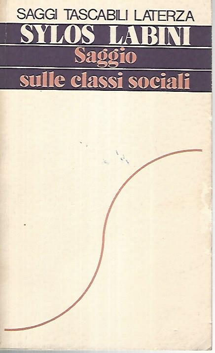 Saggio sulle classi sociali - copertina
