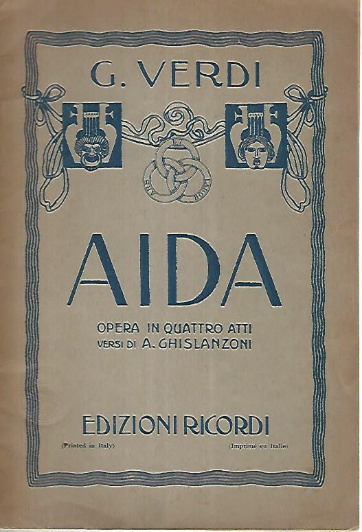 Aida. Opera in quattro atti - copertina