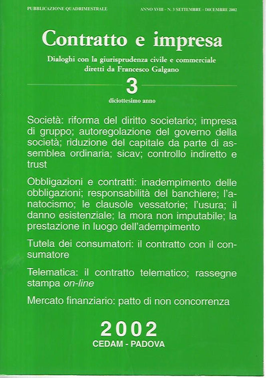 Contratto e impresa 3 - copertina