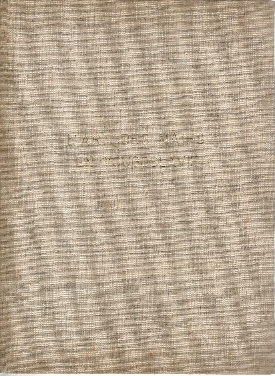 L'art  des naifs en Yougoslavie - copertina