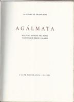 Agalmata. Sculture antiche nel museo nazionale di Reggio Calabria - copertina
