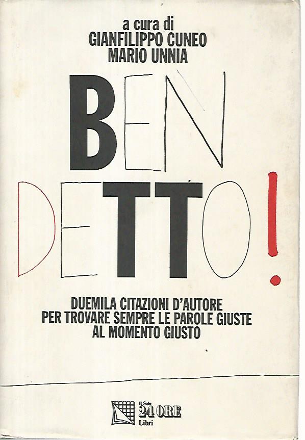 Ben detto! - copertina