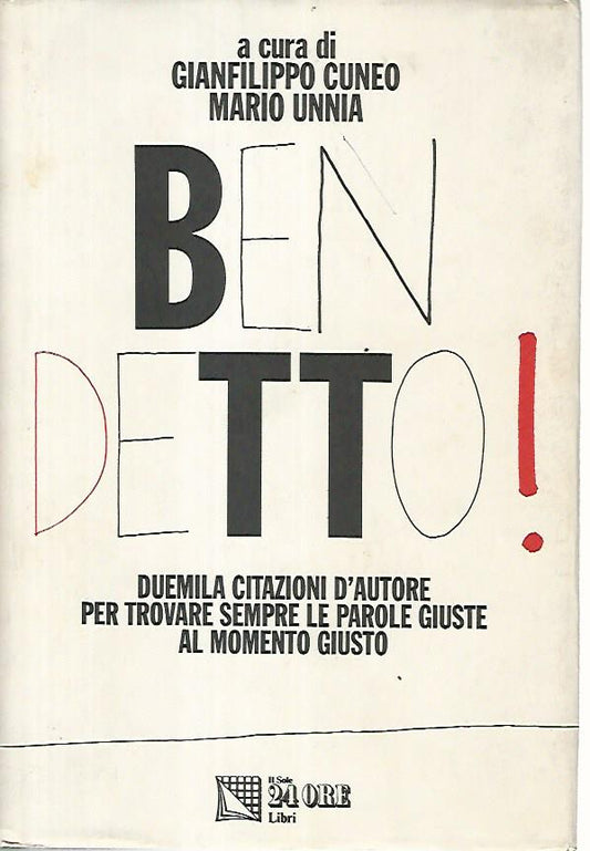 Ben detto! - copertina