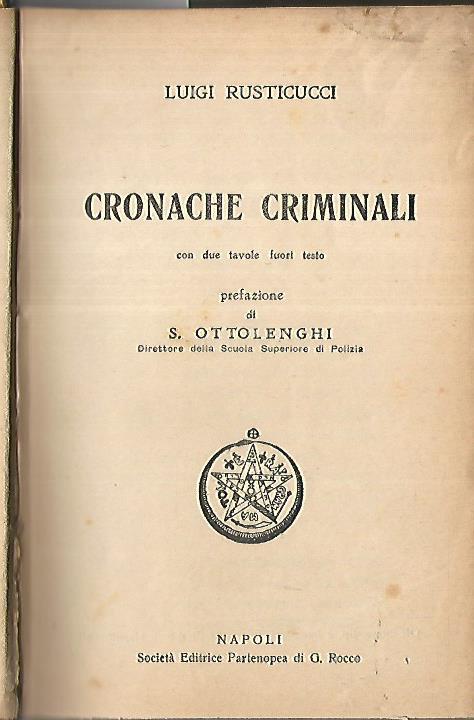 Cronache criminali - copertina