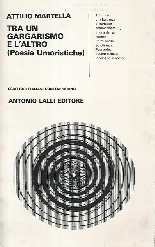 Tra un gargarismo e l'altro (Poesie umoristiche) - copertina