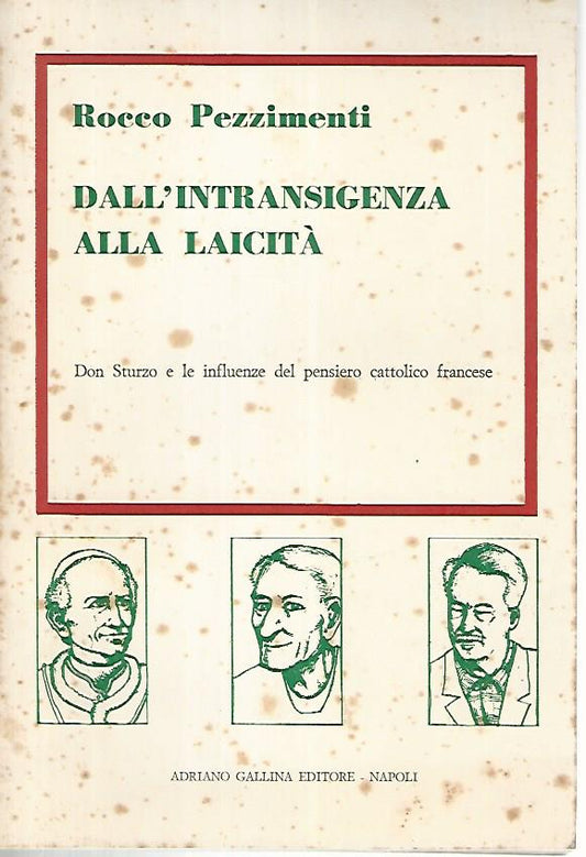 Dall'intransigenza alla laicità - copertina
