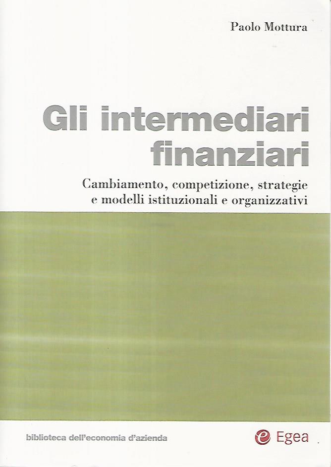 Gli intermediari finanziari - copertina