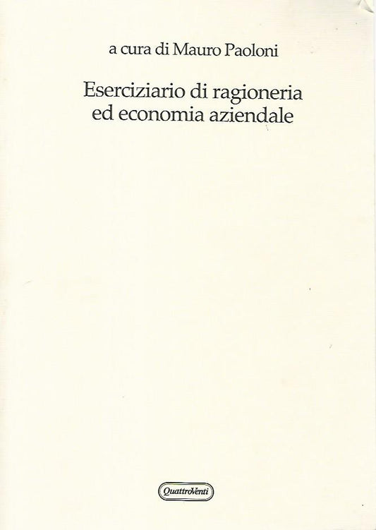Eserciziario di ragioneria ed economia aziendale - copertina