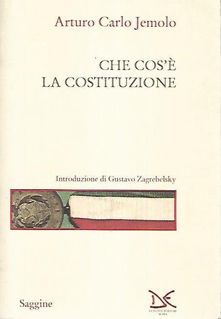 Che cos'è la costituzione - copertina