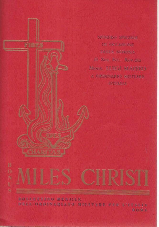 Bonus Miles Christi - copertina