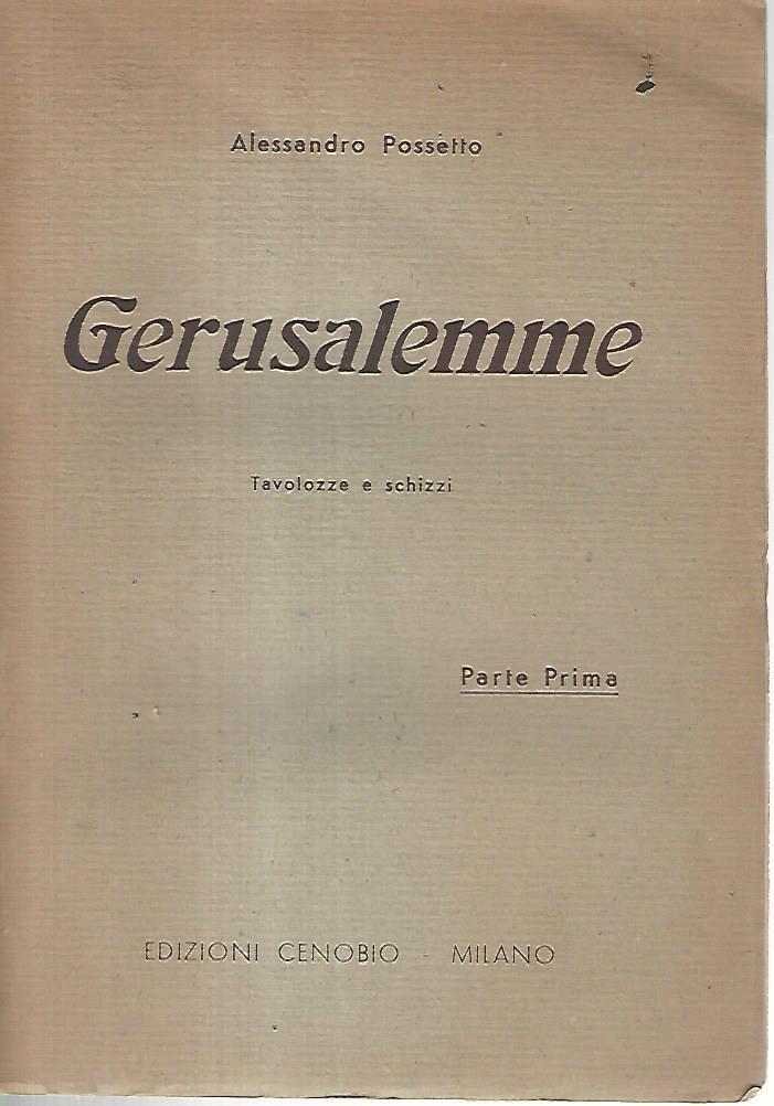 Gerusalemme. Parte prima - copertina