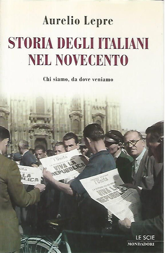 Storia degli italiani nel novecento - copertina