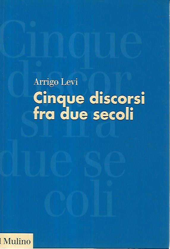Cinque discorsi fra due secoli - copertina