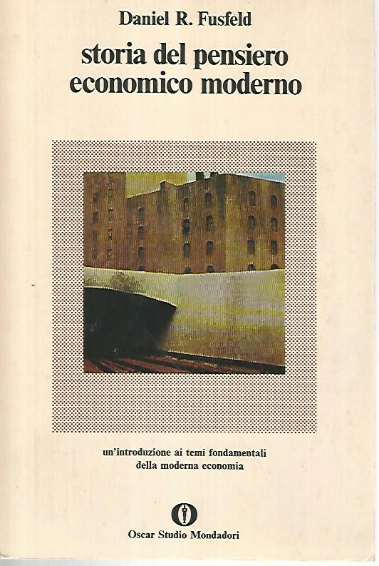 Storia del pensiero economico moderno - copertina