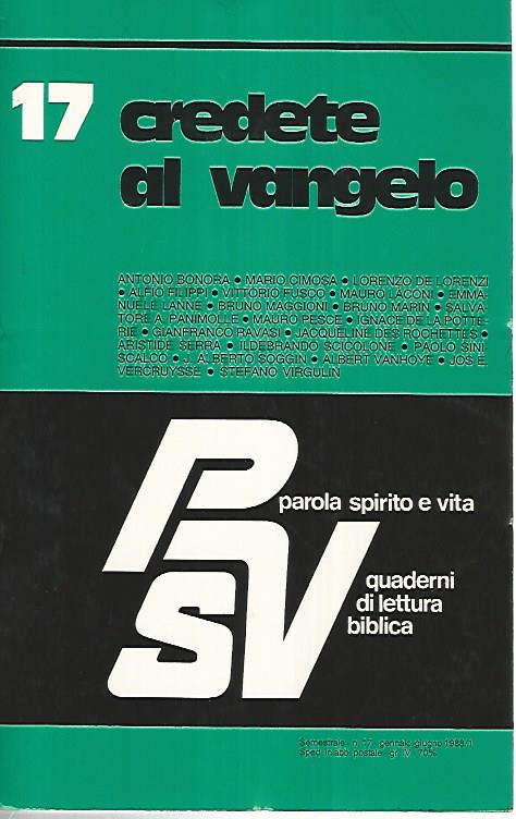 Credete al vangelo - copertina