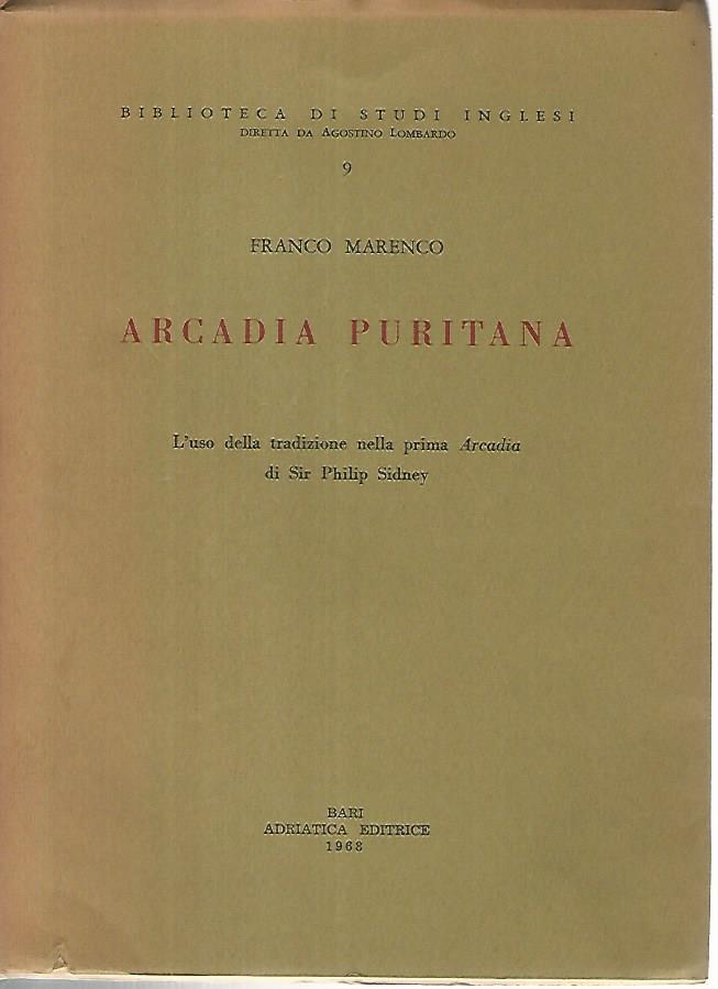 Arcadia puritana - copertina