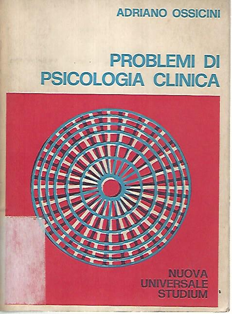 Problemi di psicologia clinica - copertina