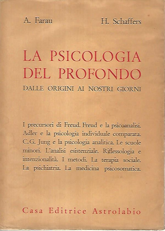 La psicologia del profondo - copertina