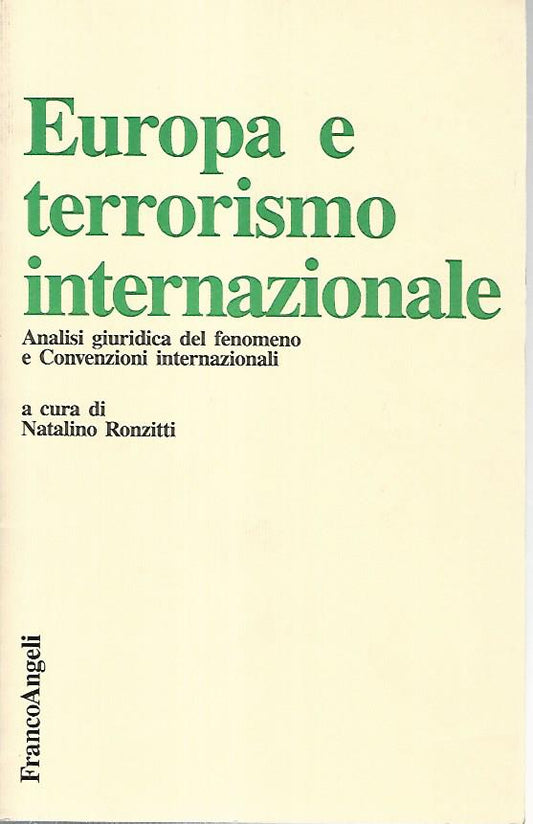 Europa e terrorismo internazionale - copertina